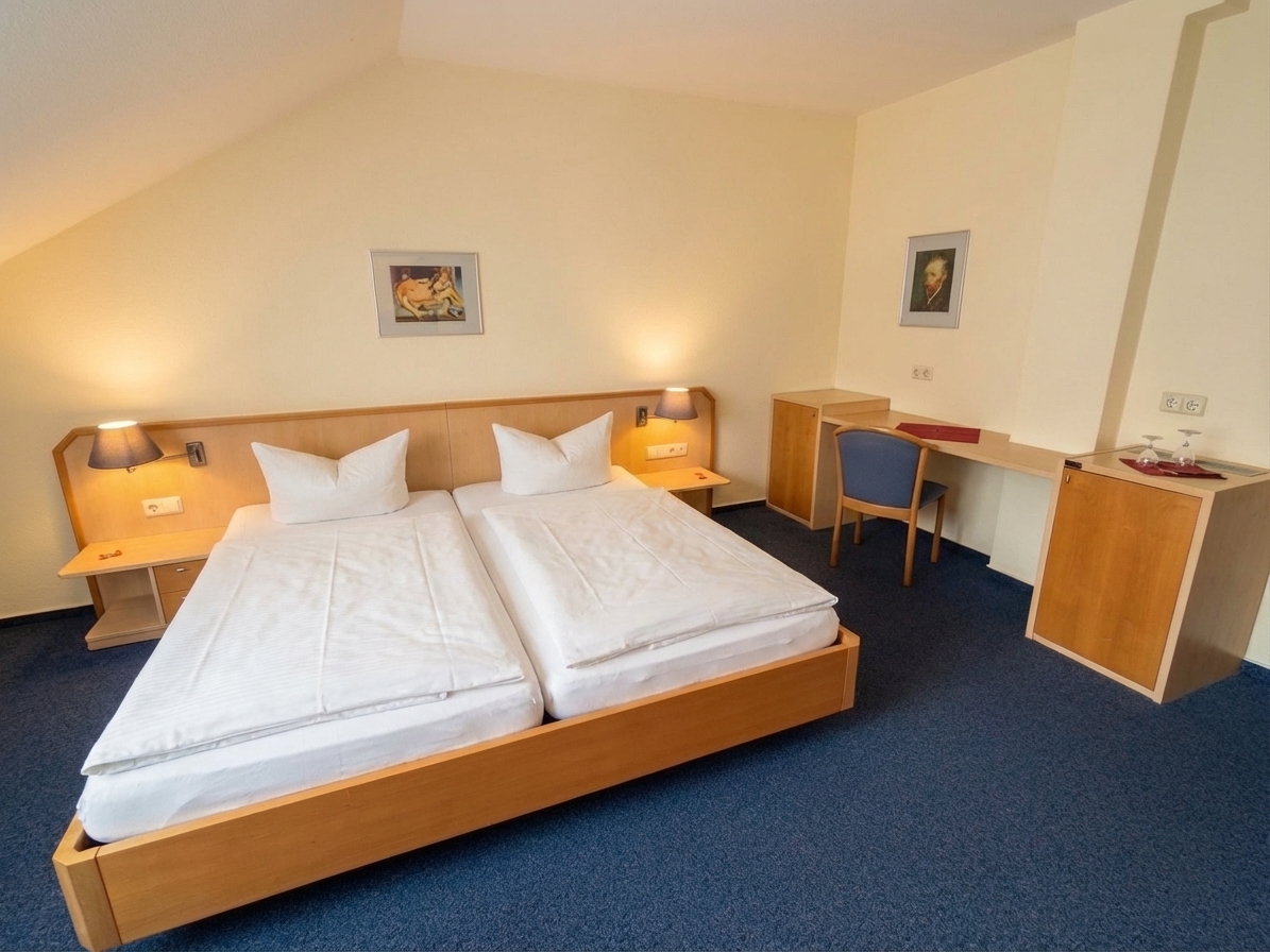 Doppelzimmer Standard im Anbau des Hotel Zum Ritter